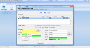 Menu Penjualan Software Apotek 3 harga