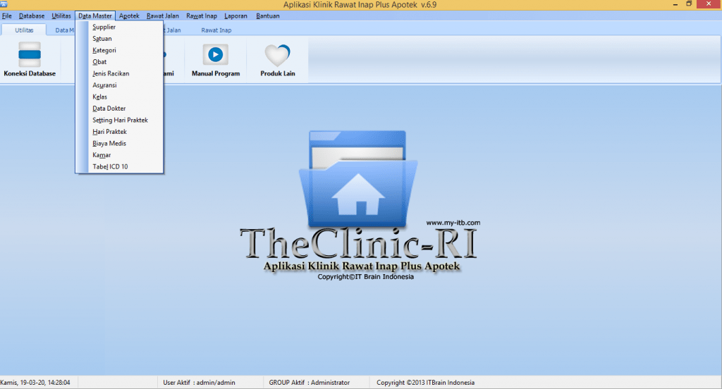 Master Aplikasi Klinik Rawat Inap