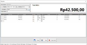 Software penjualan kasir ITB POS